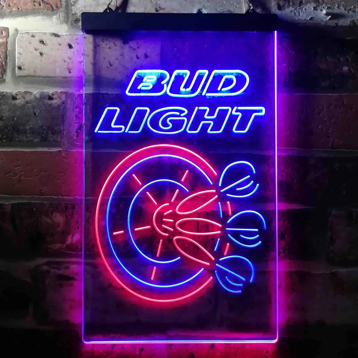 Bud Light Dart Bar Beer Home Bar Neon Light Led Sign 7