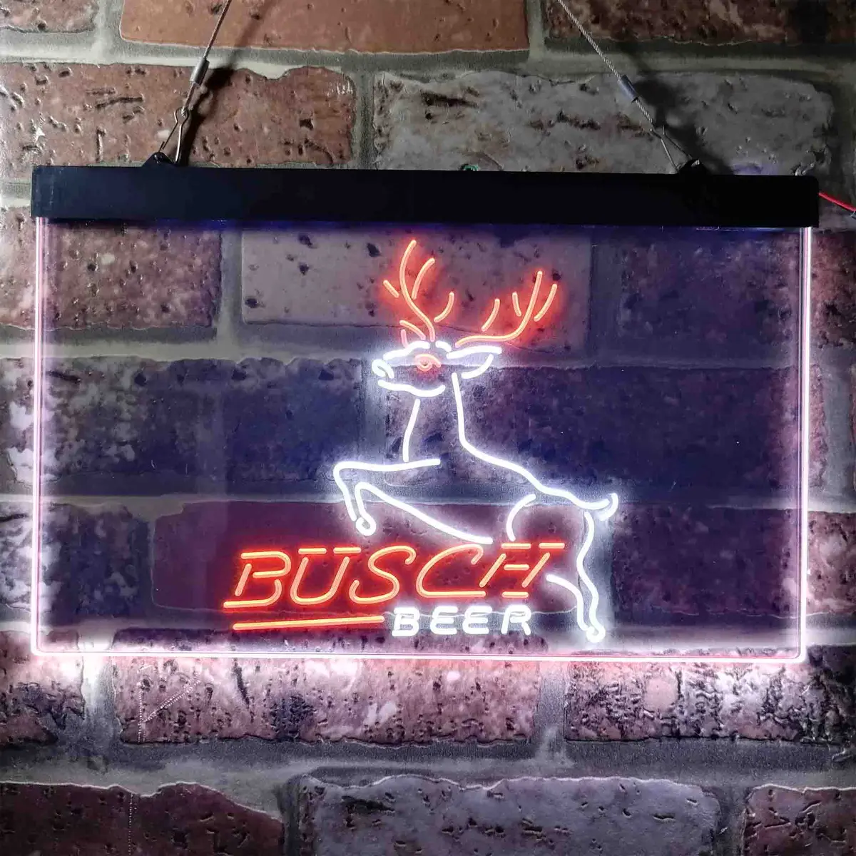 Busch Deer Jump Grassland Neon-Like Led Sign 1