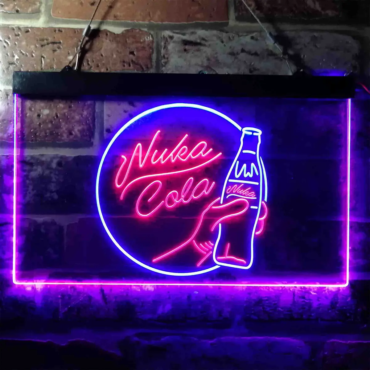 Fallout Nuka-Cola Dual-Color LED Neon Wall Sign for Gaming Rooms & Kids' Spaces - Image 6