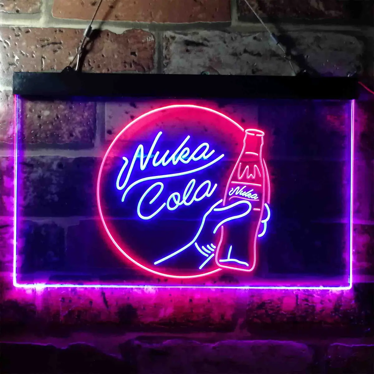 Fallout Nuka-Cola Dual-Color LED Neon Wall Sign for Gaming Rooms & Kids' Spaces - Image 9