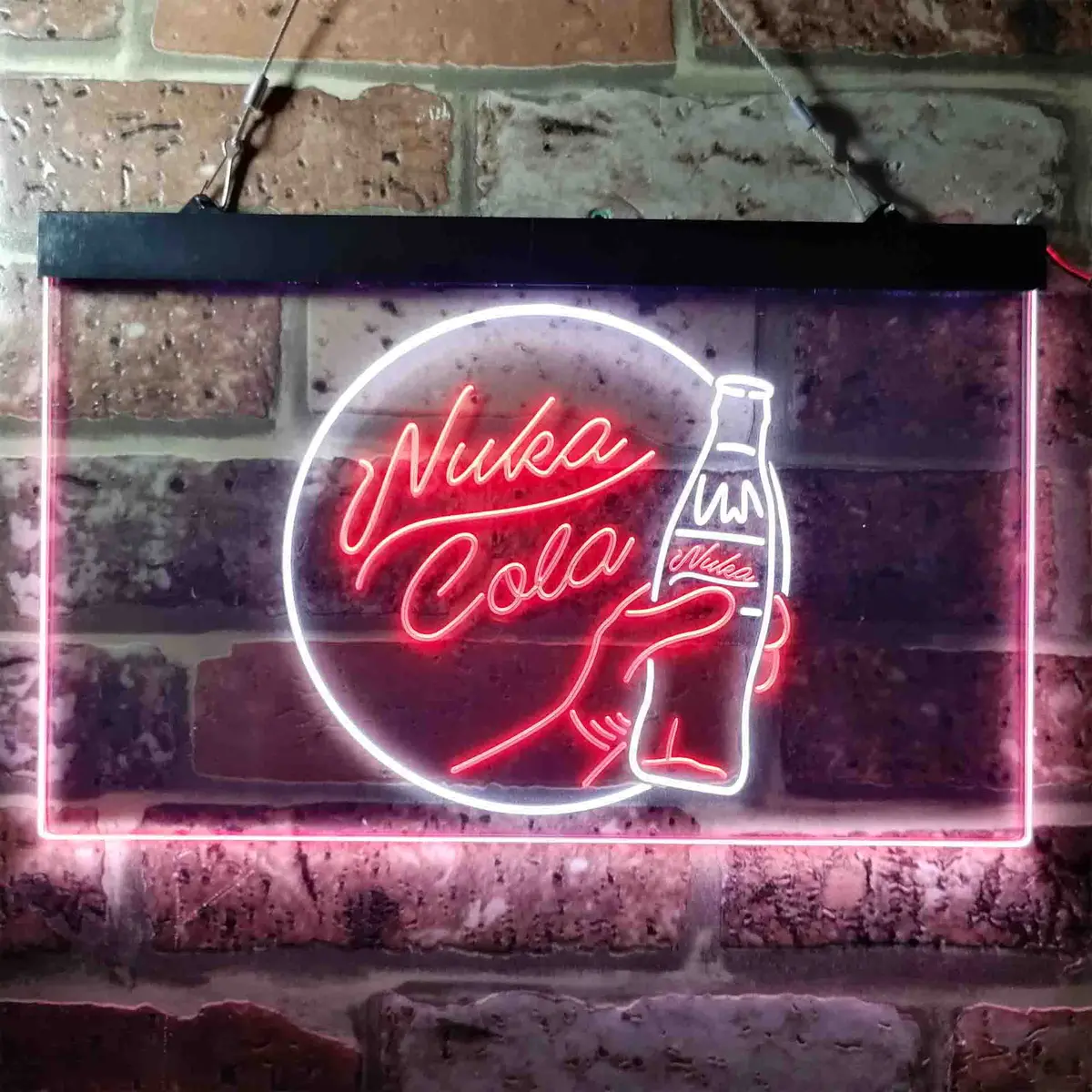 Fallout Nuka-Cola Dual-Color LED Neon Wall Sign for Gaming Rooms & Kids' Spaces - Image 12
