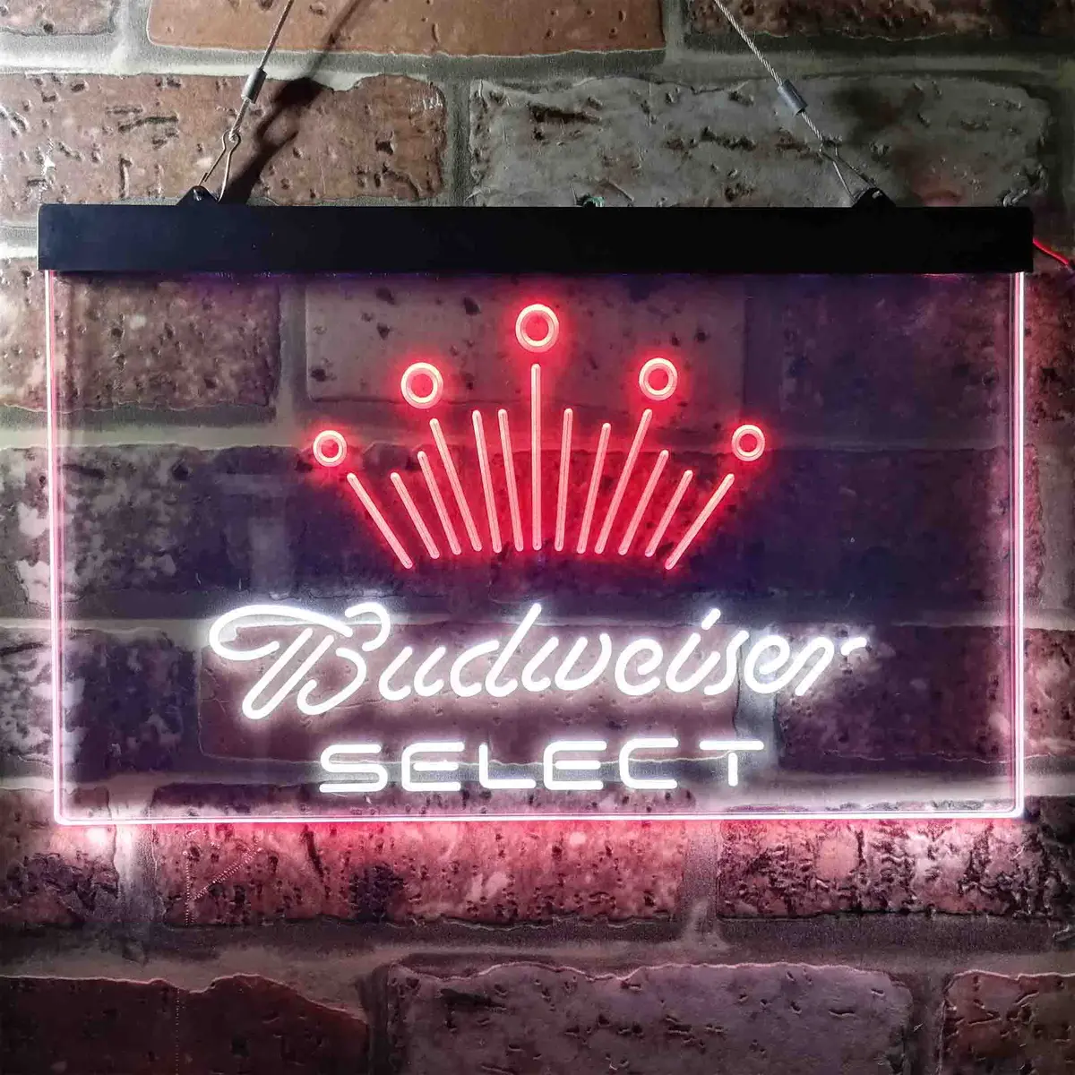 Budweiser Select Crown Classic Home Bar Neon Light Led Sign 1