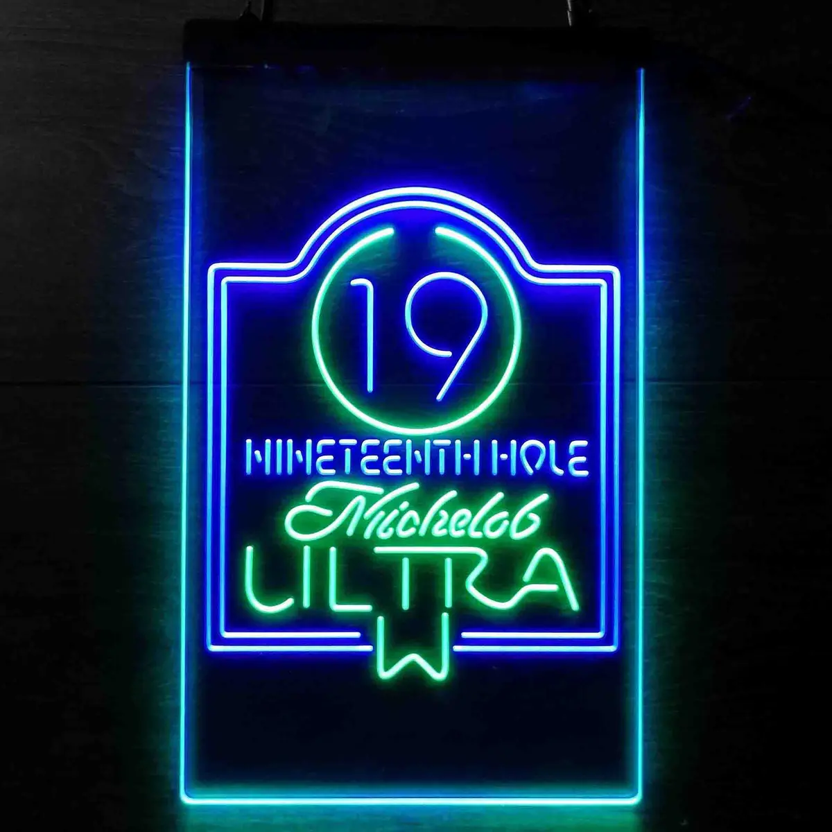 Michelob Beer 19Th Hole Golf Home Bar Neon Light Led Sign 1