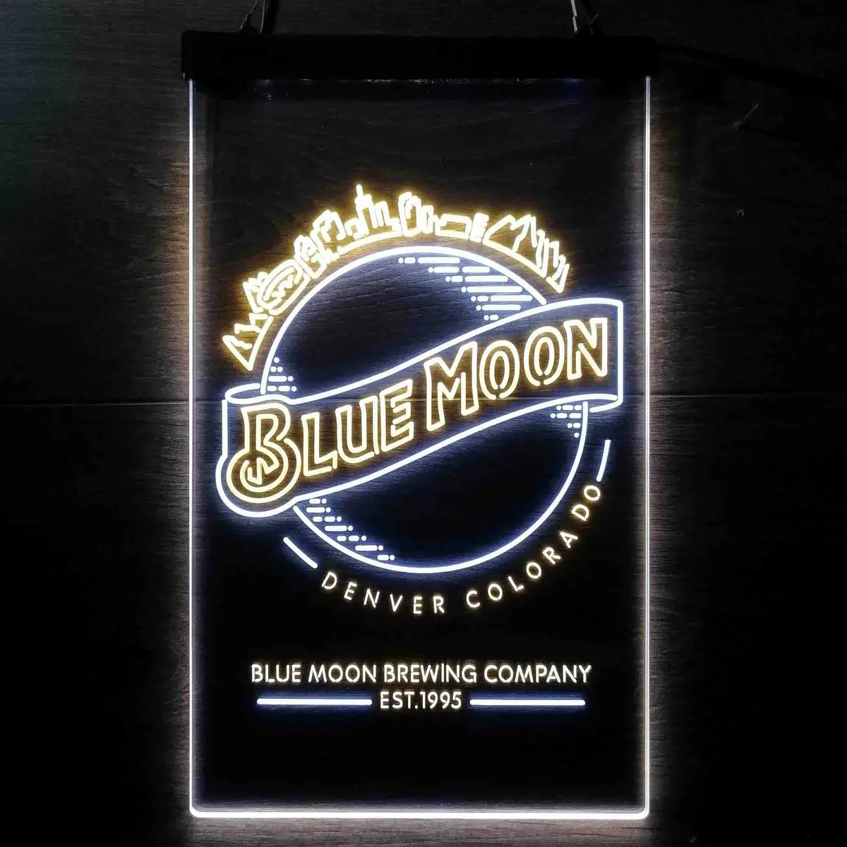 Desperate Enterprises Blue Moon Skyline Neon-Like Led Sign 1