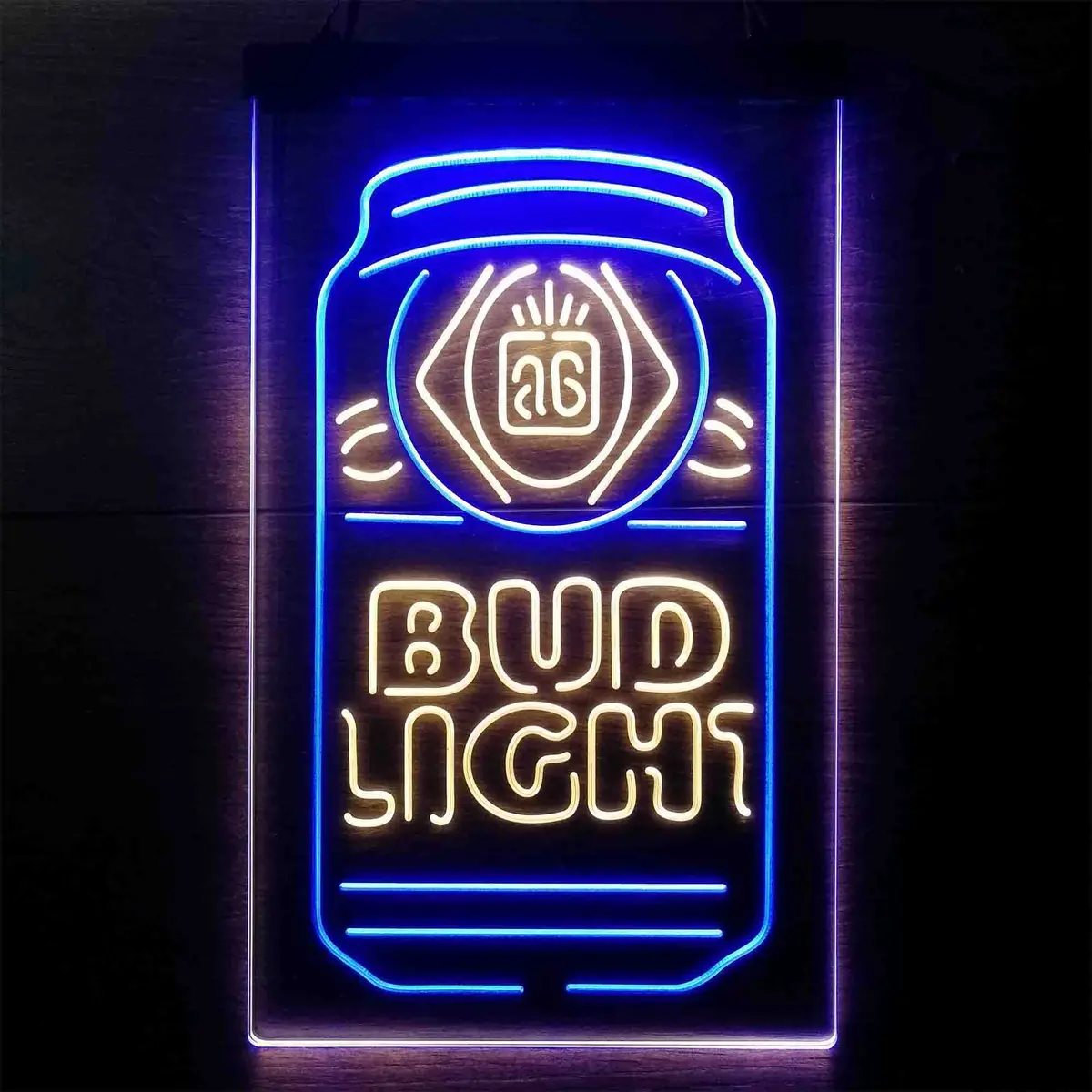Bud Light Bottle Vertical Beer Neon-Like Led Sign 1