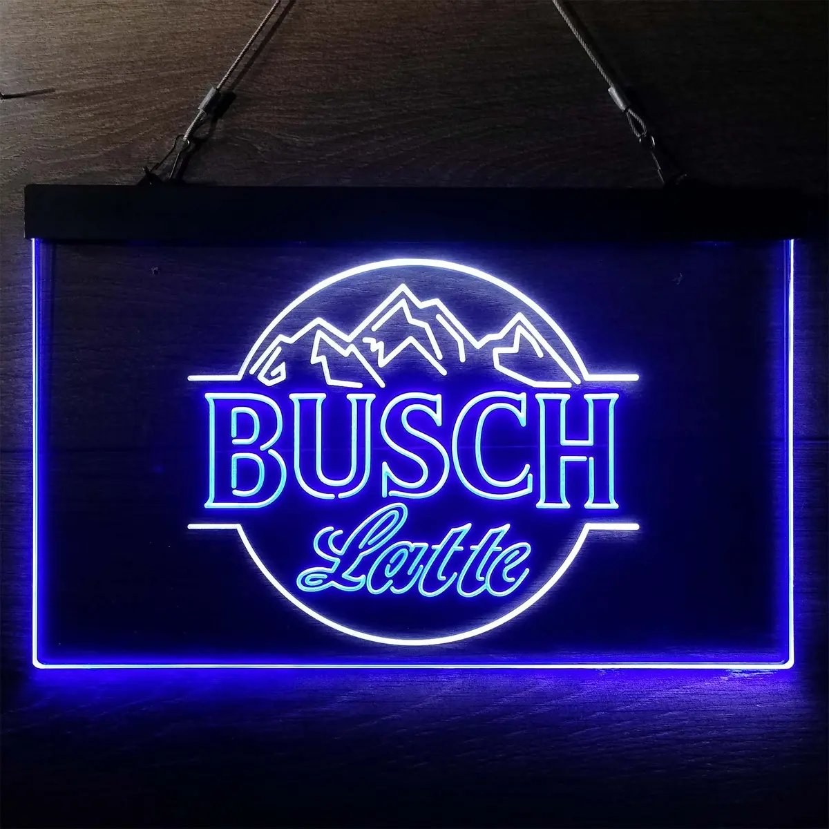 Busch Latte Mountain Bar Neon Led Sign 1