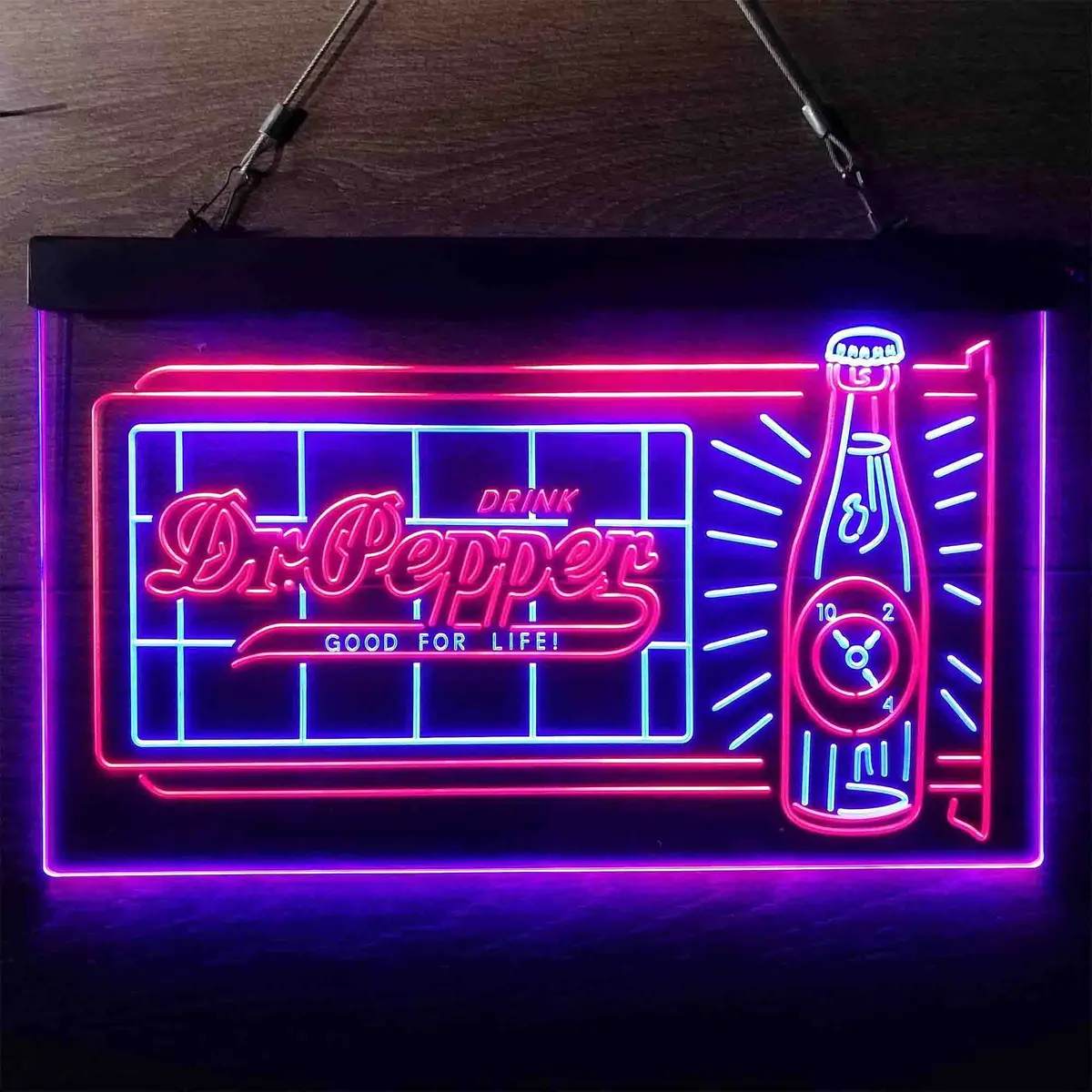 Dr. Pepper 10 2 4 Bottle Neon-Like Led Sign 8