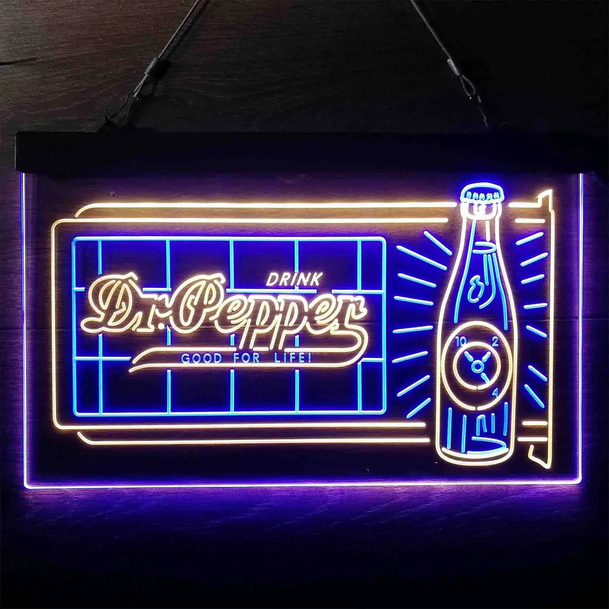 Dr. Pepper 10 2 4 Bottle Neon-Like Led Sign 4