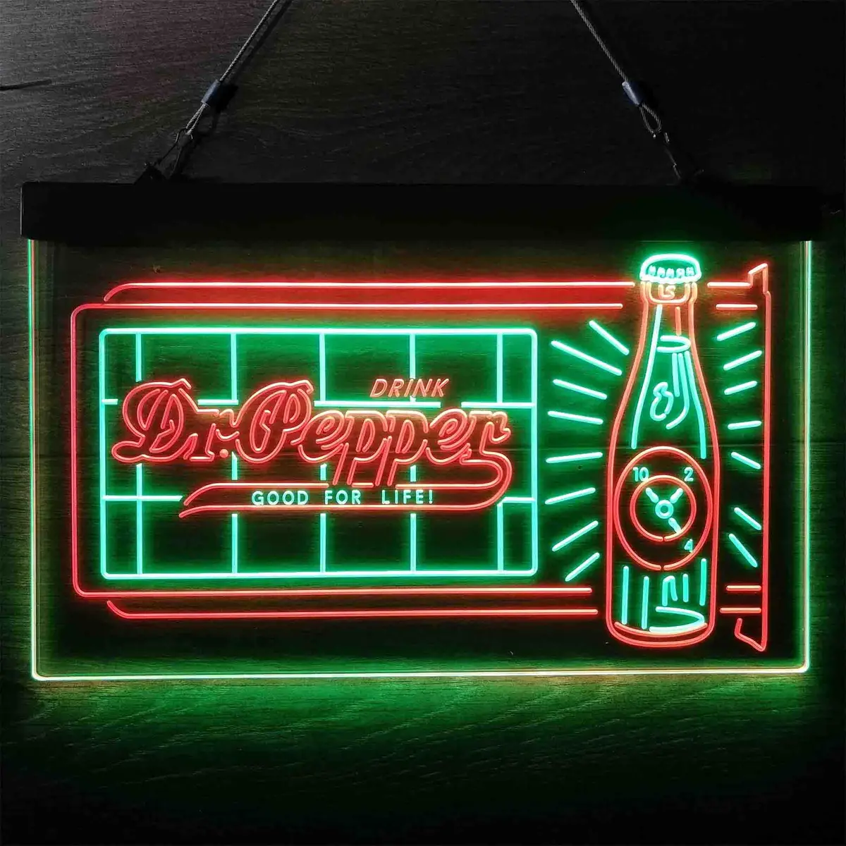Dr. Pepper 10 2 4 Bottle Neon-Like Led Sign 5