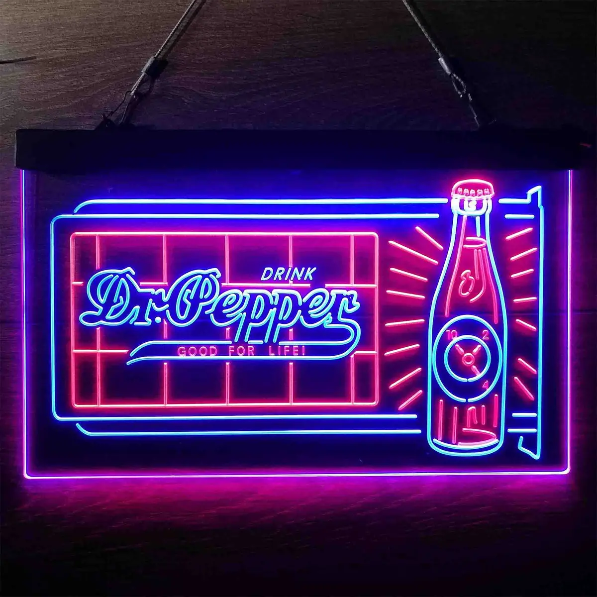Dr. Pepper 10 2 4 Bottle Neon-Like Led Sign 10