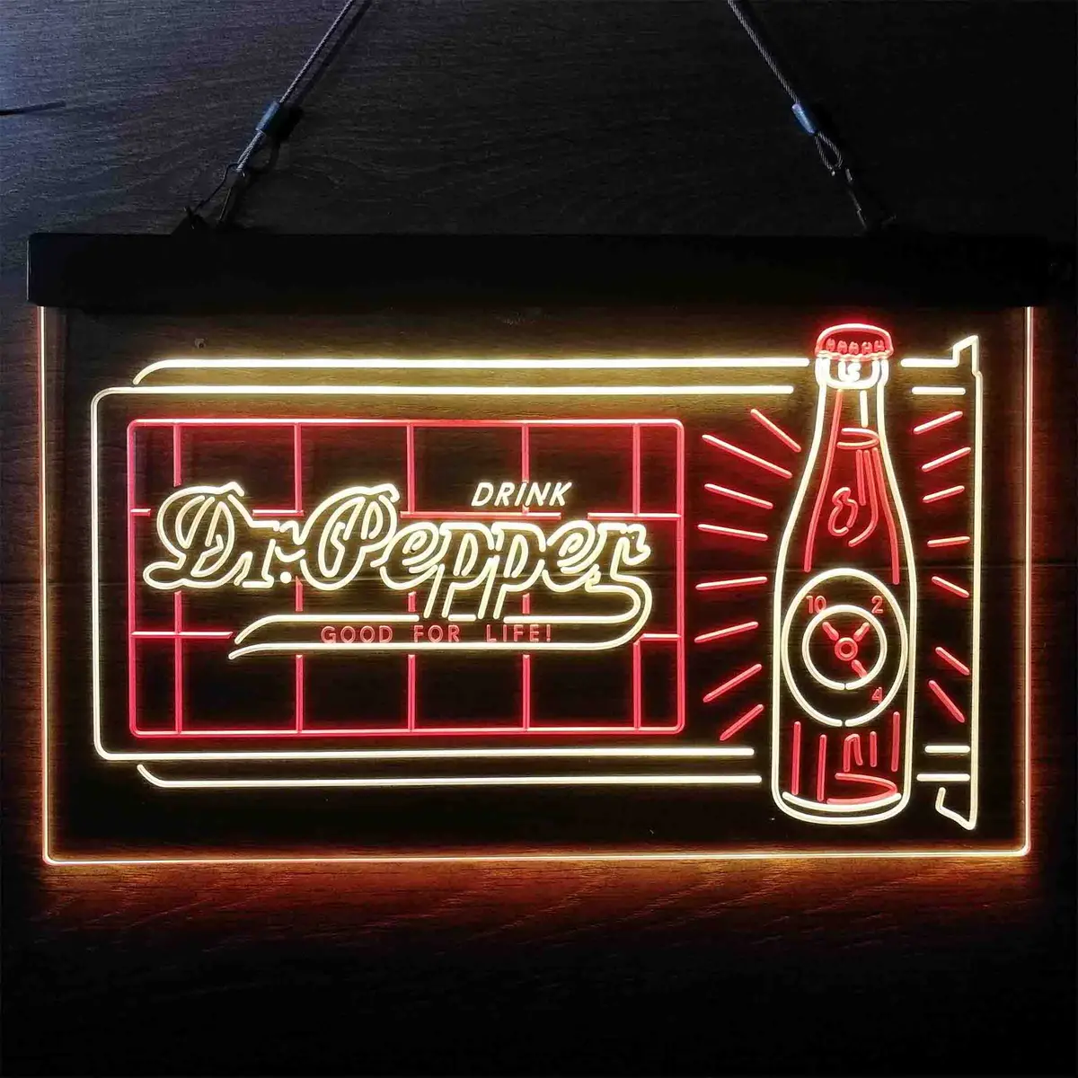 Dr. Pepper 10 2 4 Bottle Neon-Like Led Sign 11