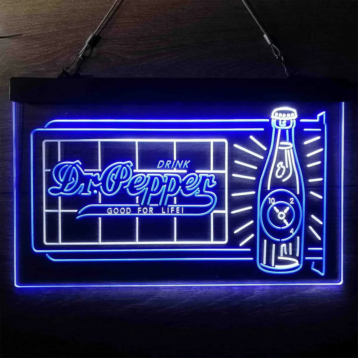Dr. Pepper 10 2 4 Bottle Neon-Like Led Sign 2