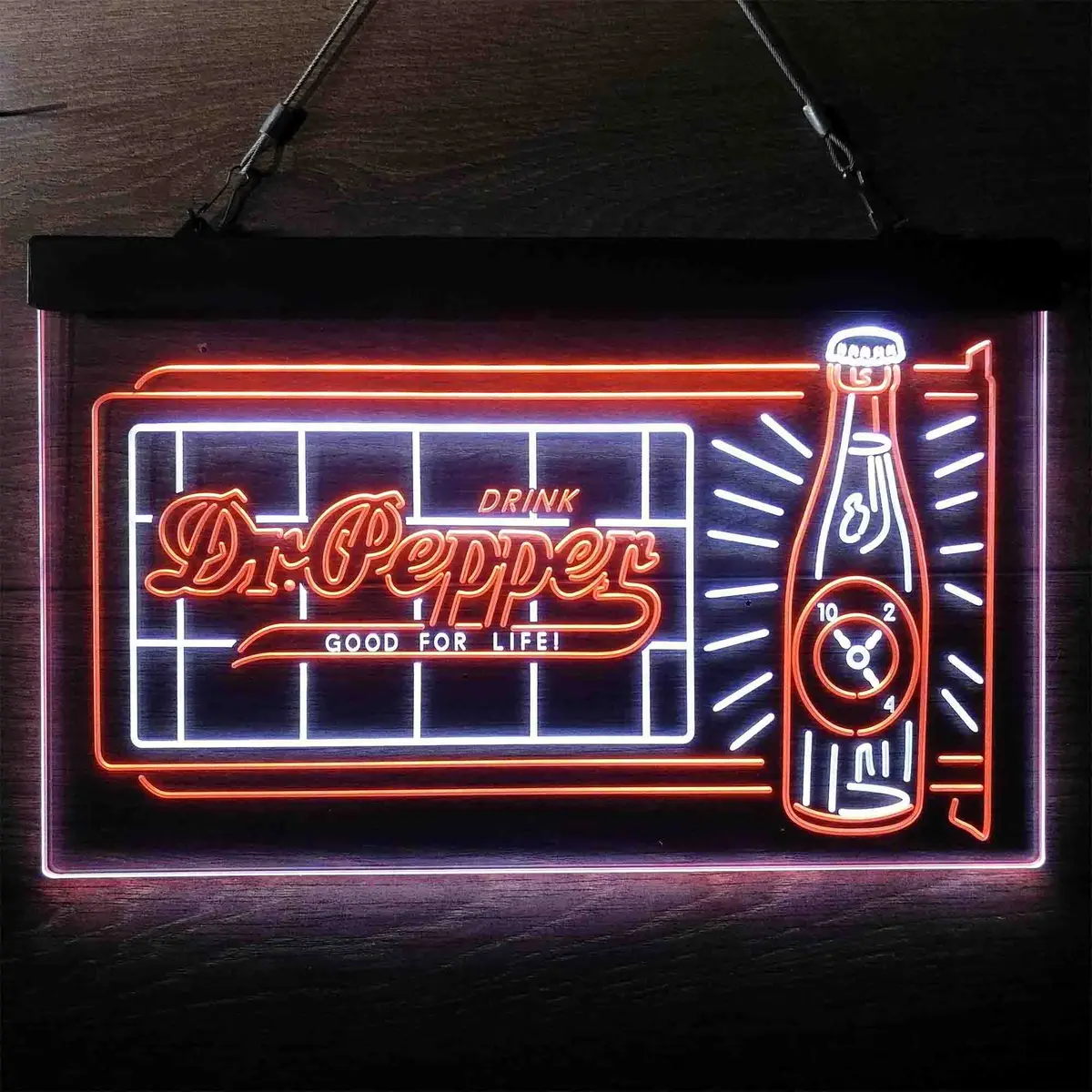 Dr. Pepper 10 2 4 Bottle Neon-Like Led Sign 6