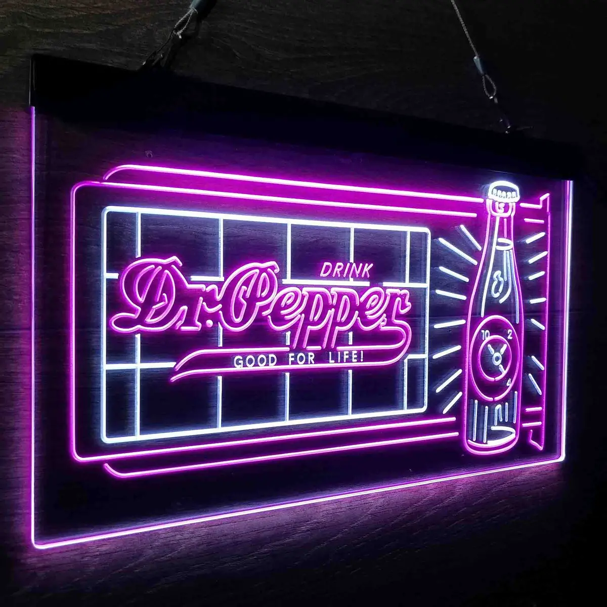 Dr. Pepper 10 2 4 Bottle Neon-Like Led Sign 16