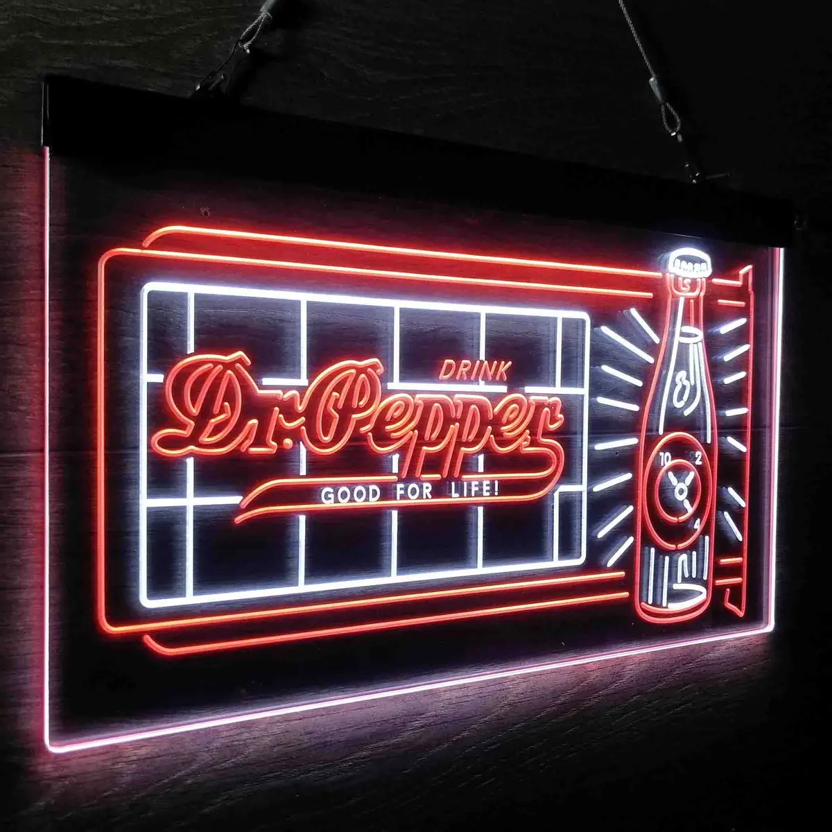 Dr. Pepper 10 2 4 Bottle Neon-Like Led Sign 14