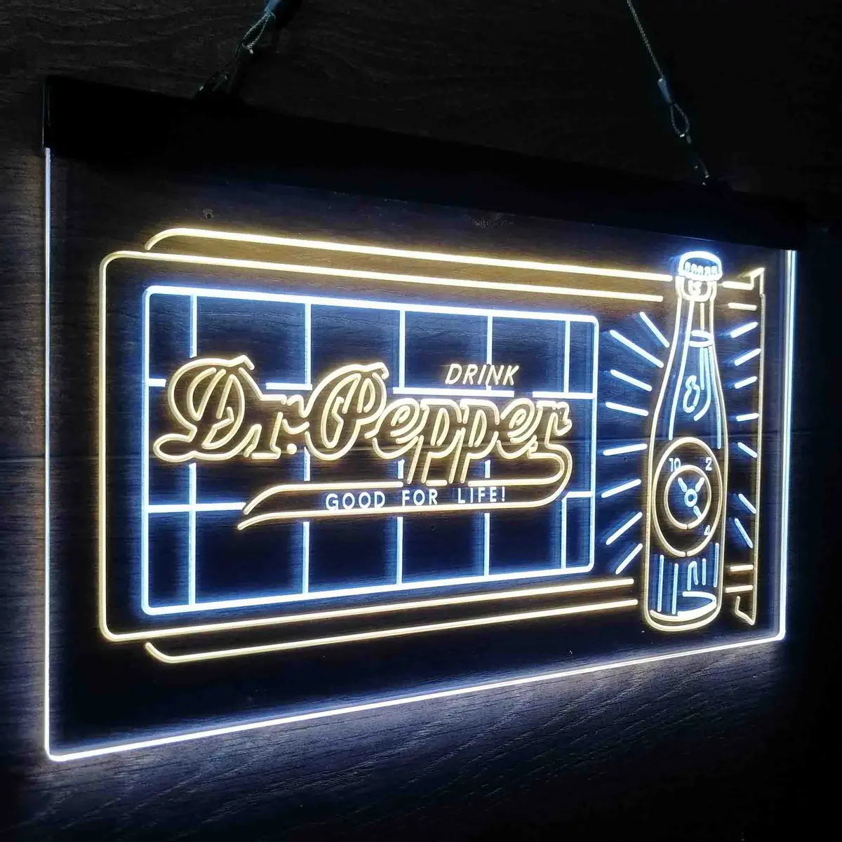 Dr. Pepper 10 2 4 Bottle Neon-Like Led Sign 25