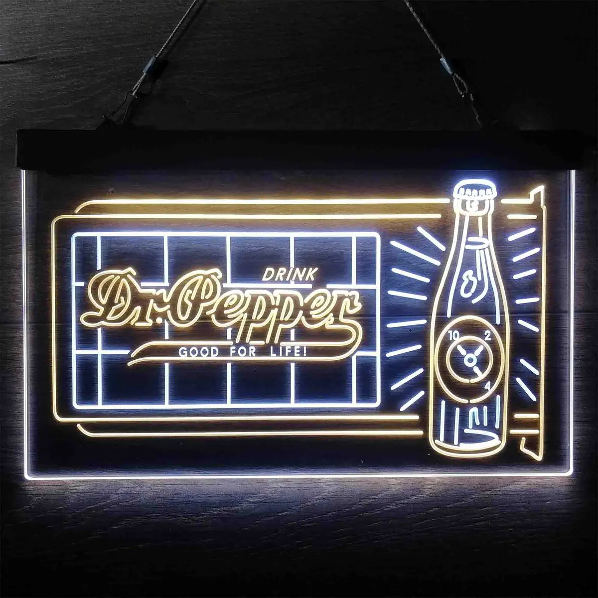 Dr. Pepper 10 2 4 Bottle Neon-Like Led Sign 12