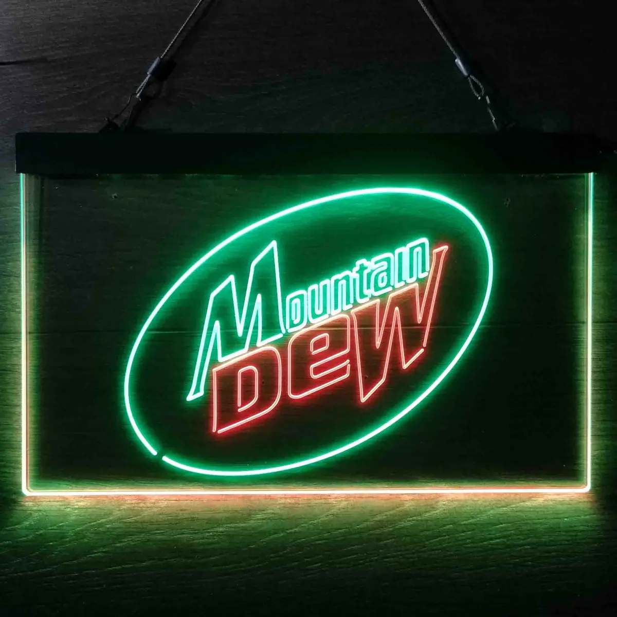 Vintage-Inspired Mountain Dew Classic Illuminated LED Wall Sign - Image 13