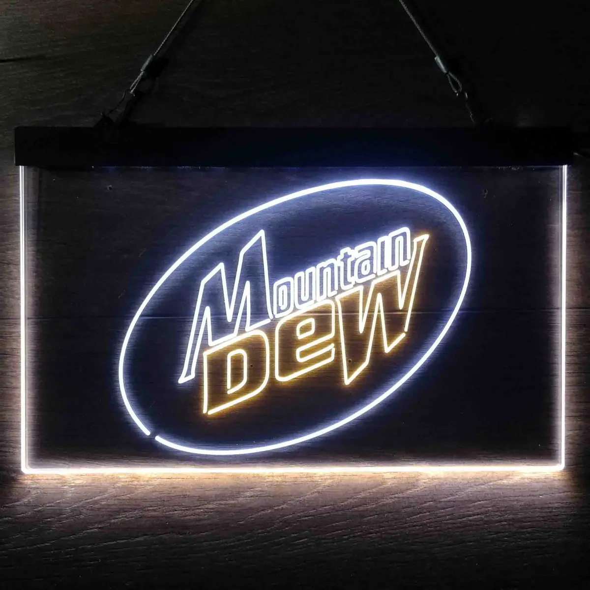 Vintage-Inspired Mountain Dew Classic Illuminated LED Wall Sign - Image 11