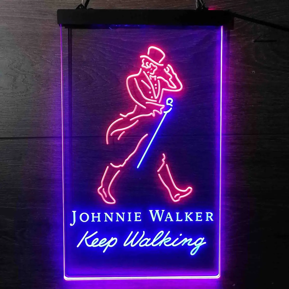 Jonnie Walker Man Cave Keep Walking Neon-Like Led Sign 1