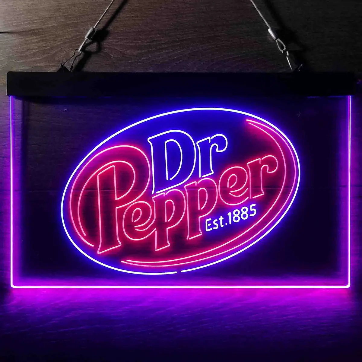 Dr Pepper Vintage Bar Neon Sign – Est. 1885 LED Decor - Image 9