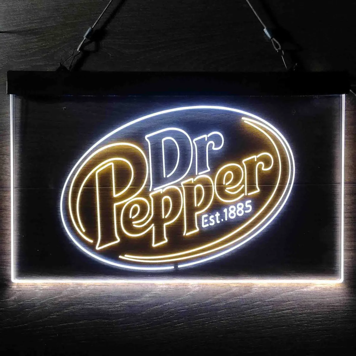 Dr Pepper Vintage Bar Neon Sign – Est. 1885 LED Decor - Image 11