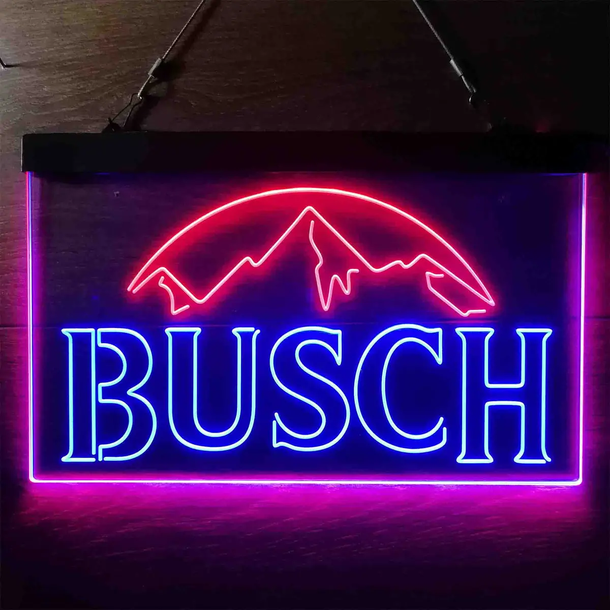 Busch Snow Mountain Home Bar Neon Light Led Sign 1
