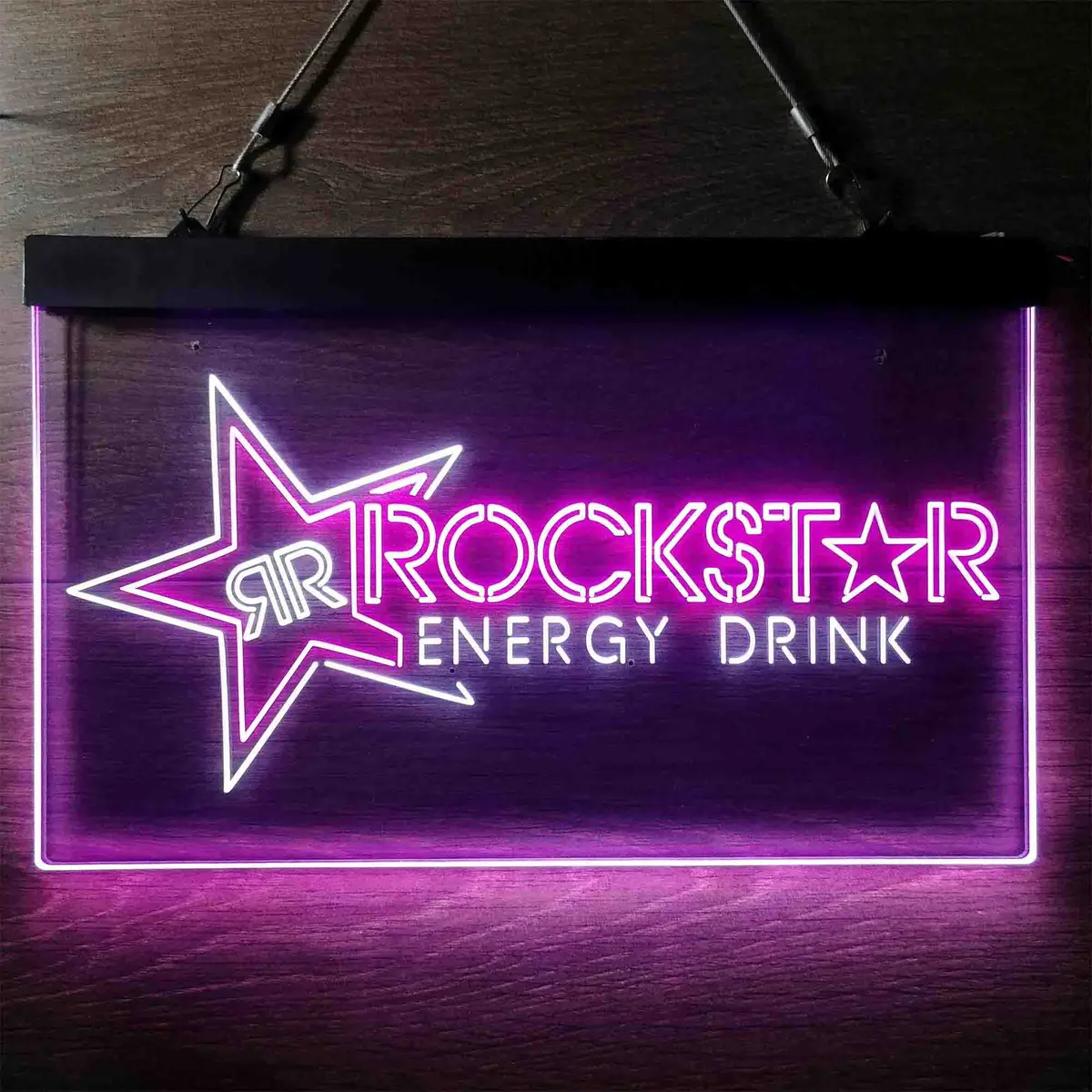 Rockstar Us Beverages Star Neon-Like Led Sign 1