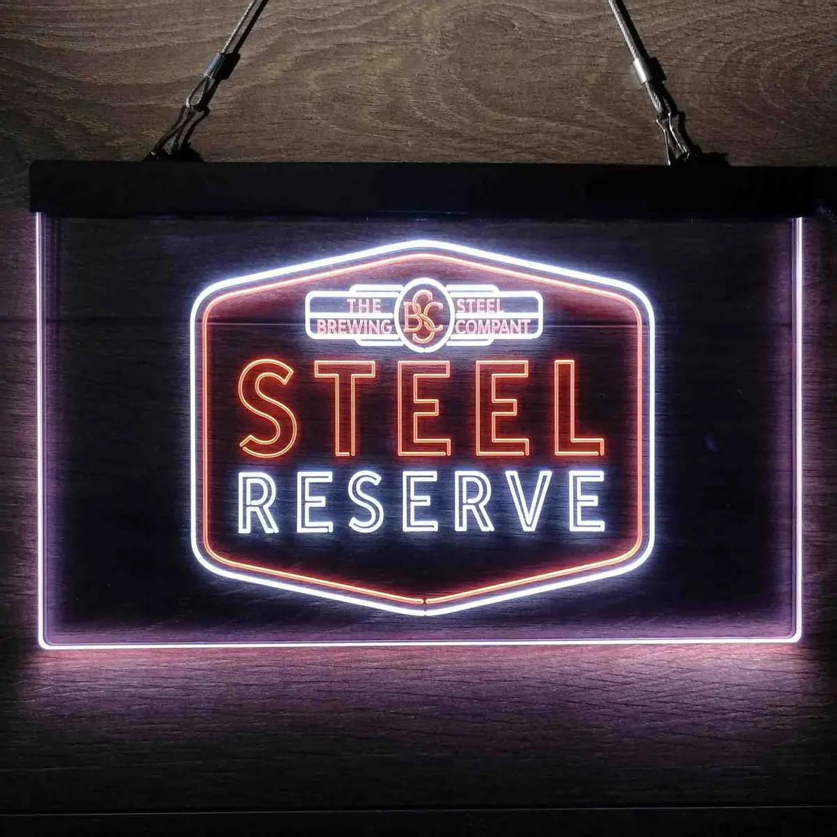 Steel Reserve Brewing Co.  Neon-Like Led Sign 1