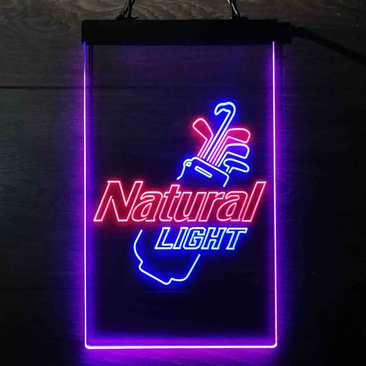Natural Light Golf Bag Neon Led Sign 9