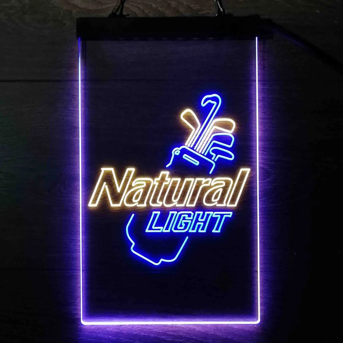 Natural Light Golf Bag Neon Led Sign 1