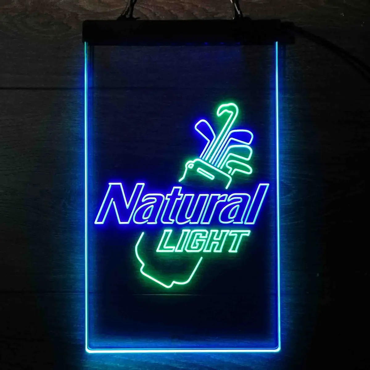 Natural Light Golf Bag Neon Led Sign 6
