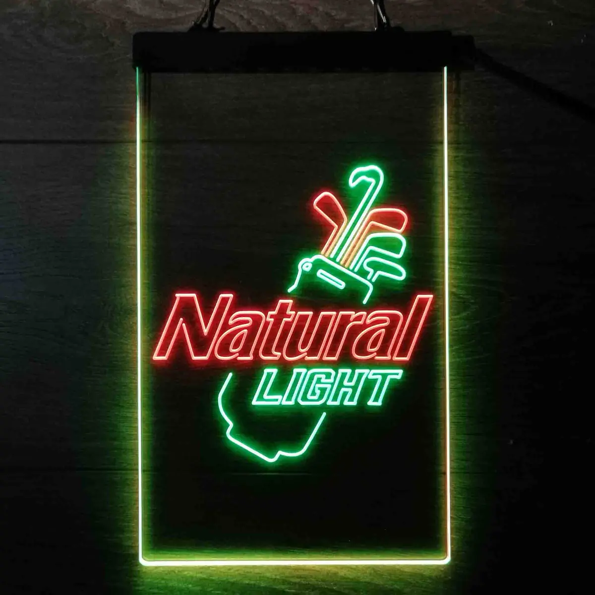 Natural Light Golf Bag Neon Led Sign 3