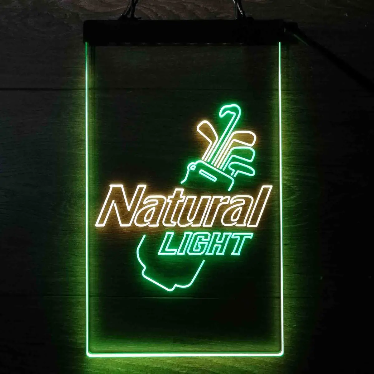 Natural Light Golf Bag Neon Led Sign 7