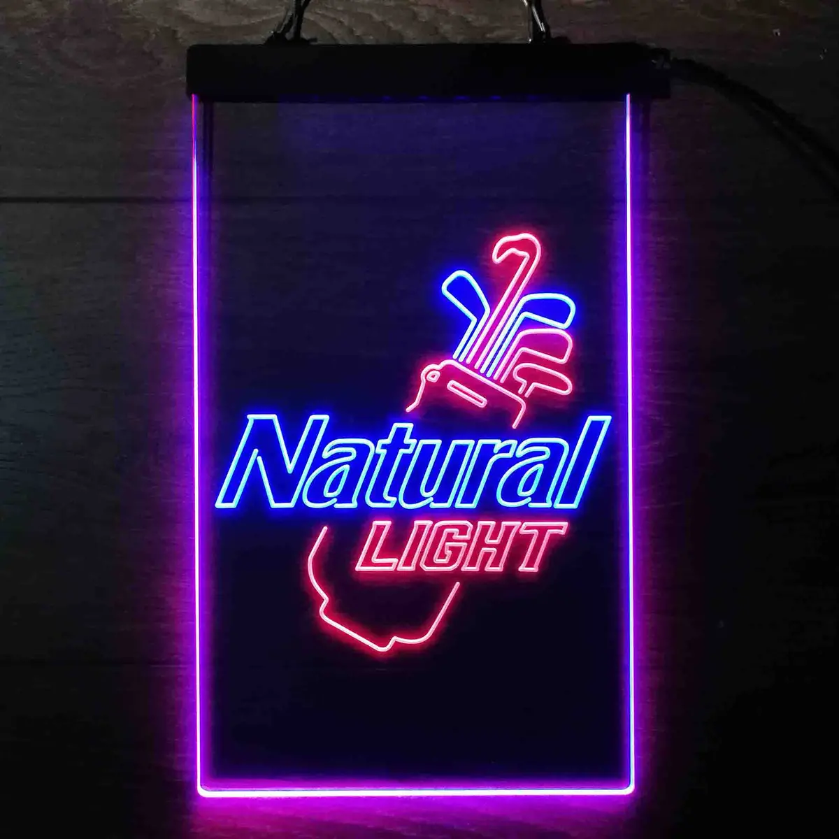 Natural Light Golf Bag Neon Led Sign 4