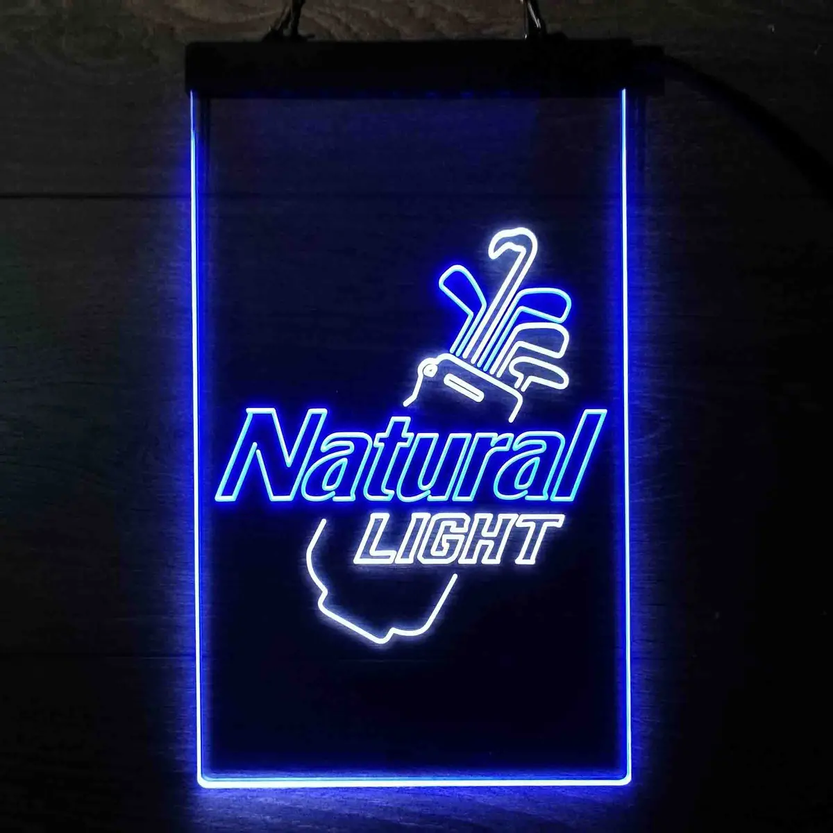 Natural Light Golf Bag Neon Led Sign 2