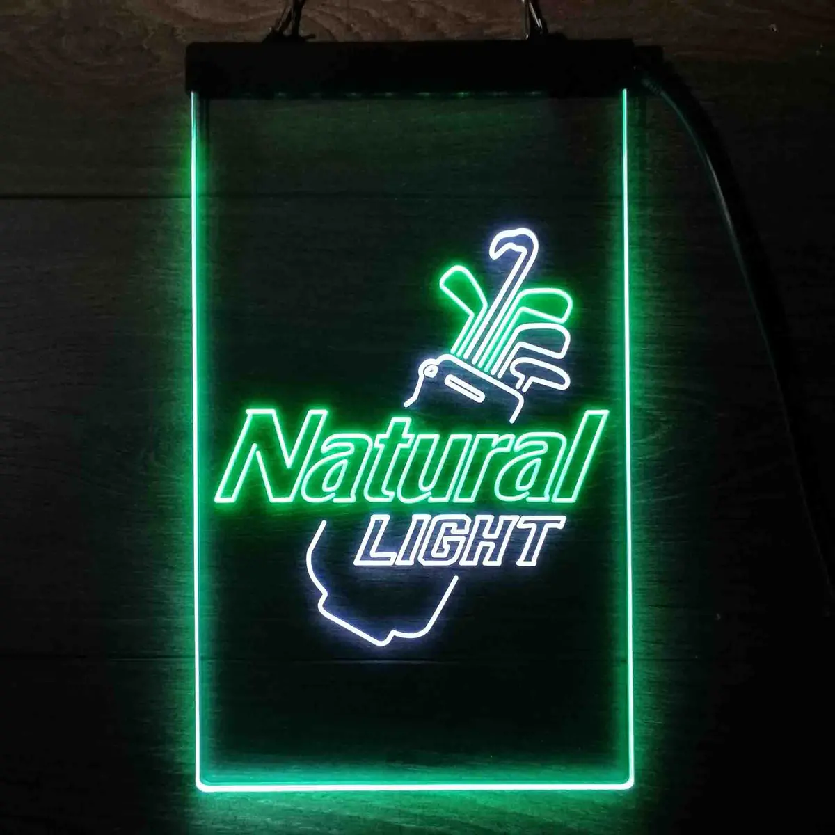 Natural Light Golf Bag Neon Led Sign 10