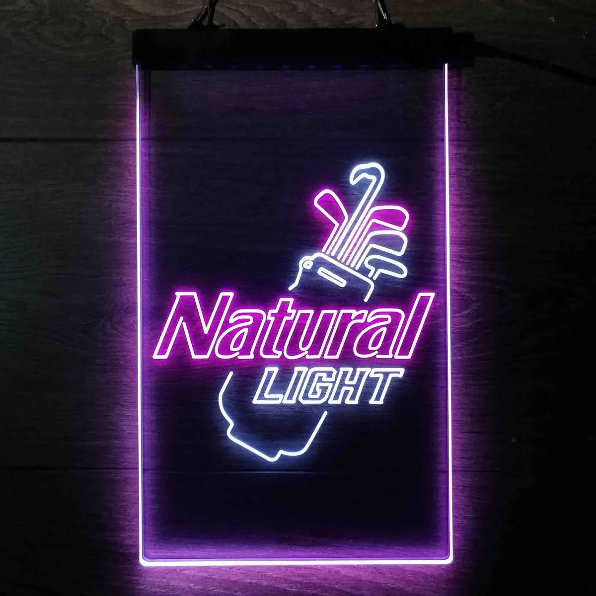 Natural Light Golf Bag Neon Led Sign 5