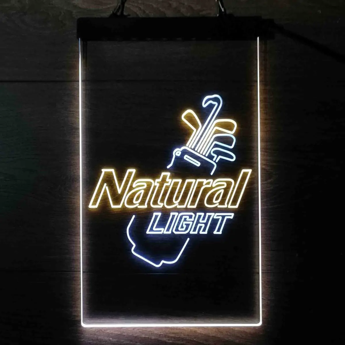 Natural Light Golf Bag Neon Led Sign 8
