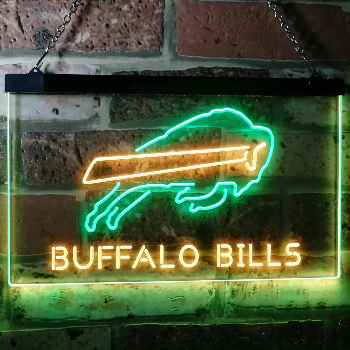 Buffalo Bills Dual-Color LED Neon Bar Sign - Image 6