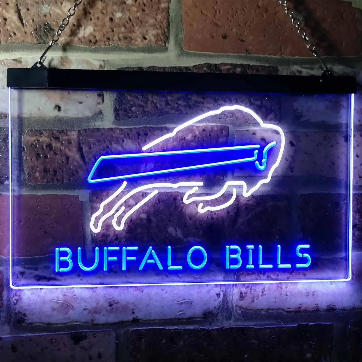 Buffalo Bills Dual-Color LED Neon Bar Sign - Image 11