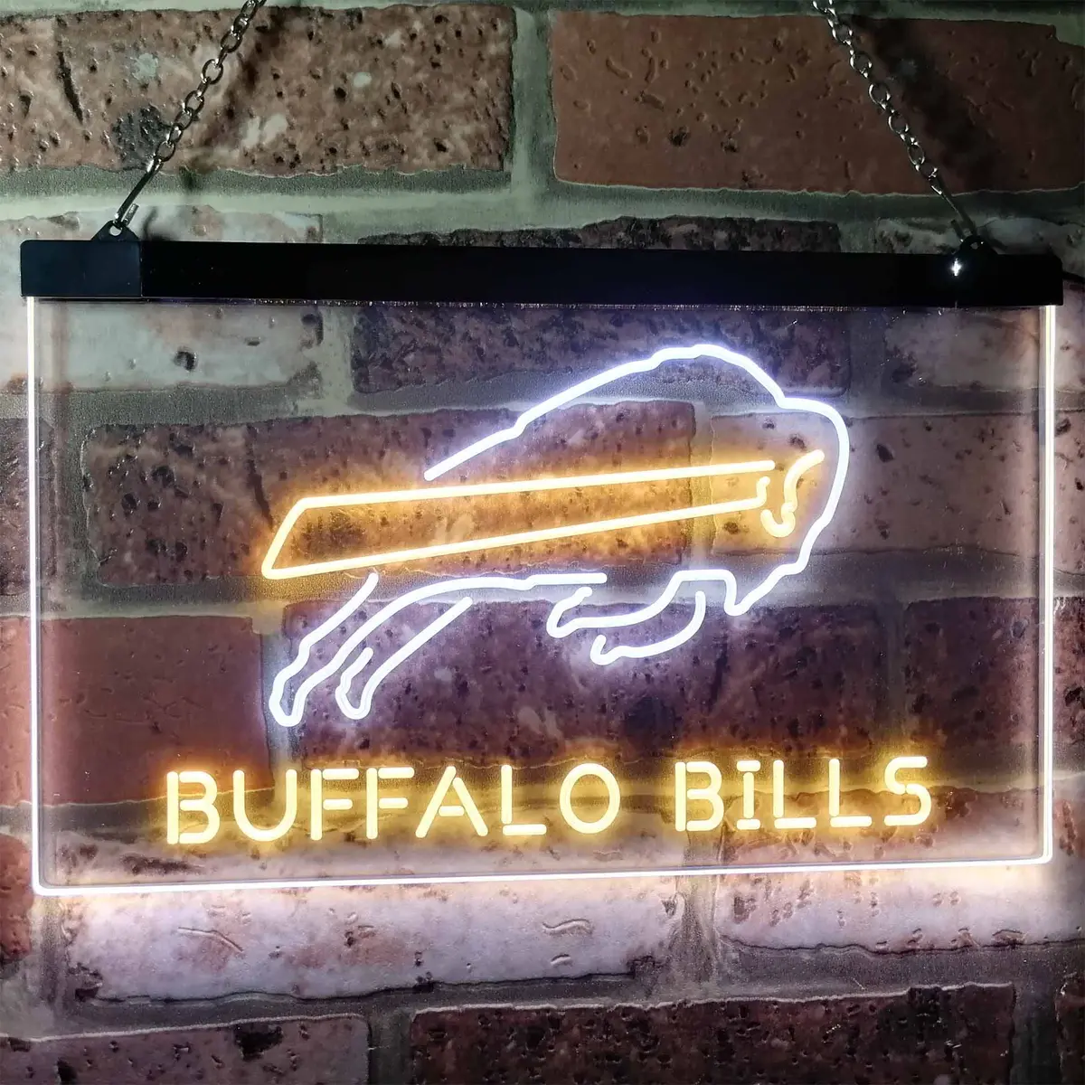 Buffalo Bills Dual-Color LED Neon Bar Sign - Image 8