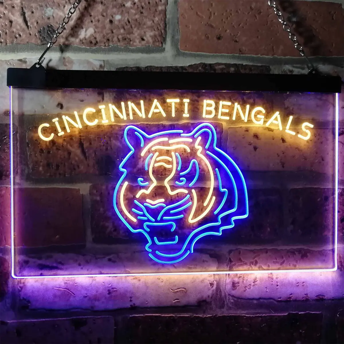 Cincinnati Bengals Neon Light Led Sign 1