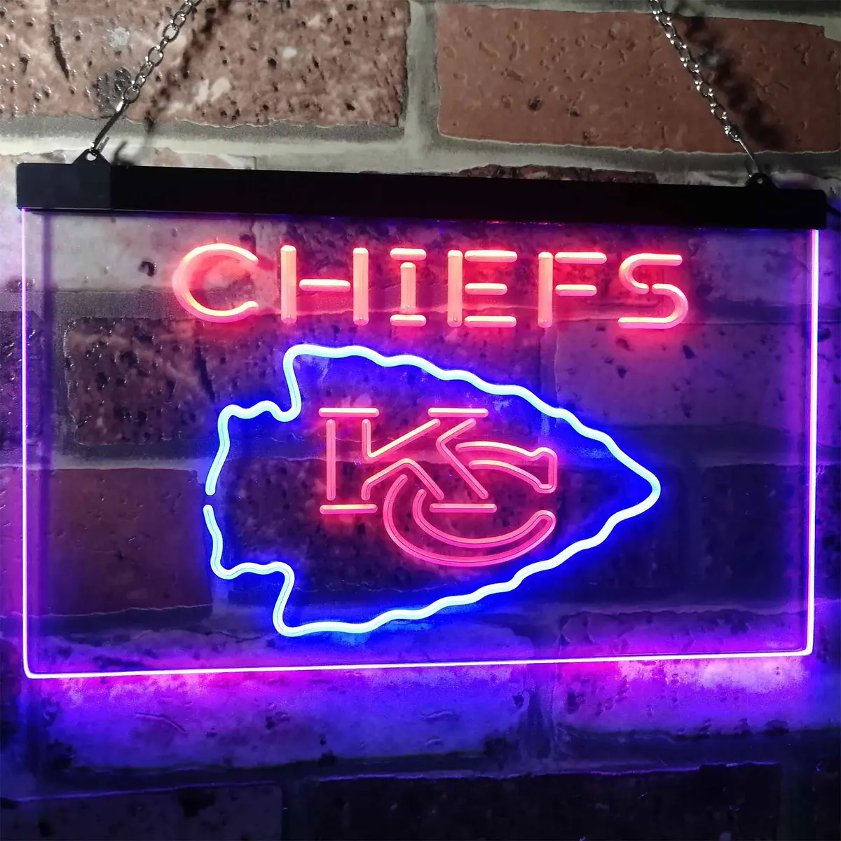 Kansas City Chiefs Dual-Color LED Neon Bar Sign - Image 13