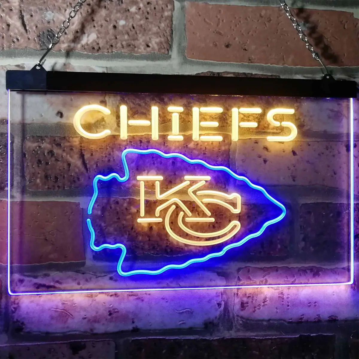 Kansas City Chiefs Dual-Color LED Neon Bar Sign - Image 11