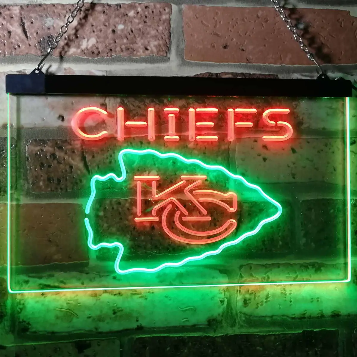 Kansas City Chiefs Dual-Color LED Neon Bar Sign - Image 12