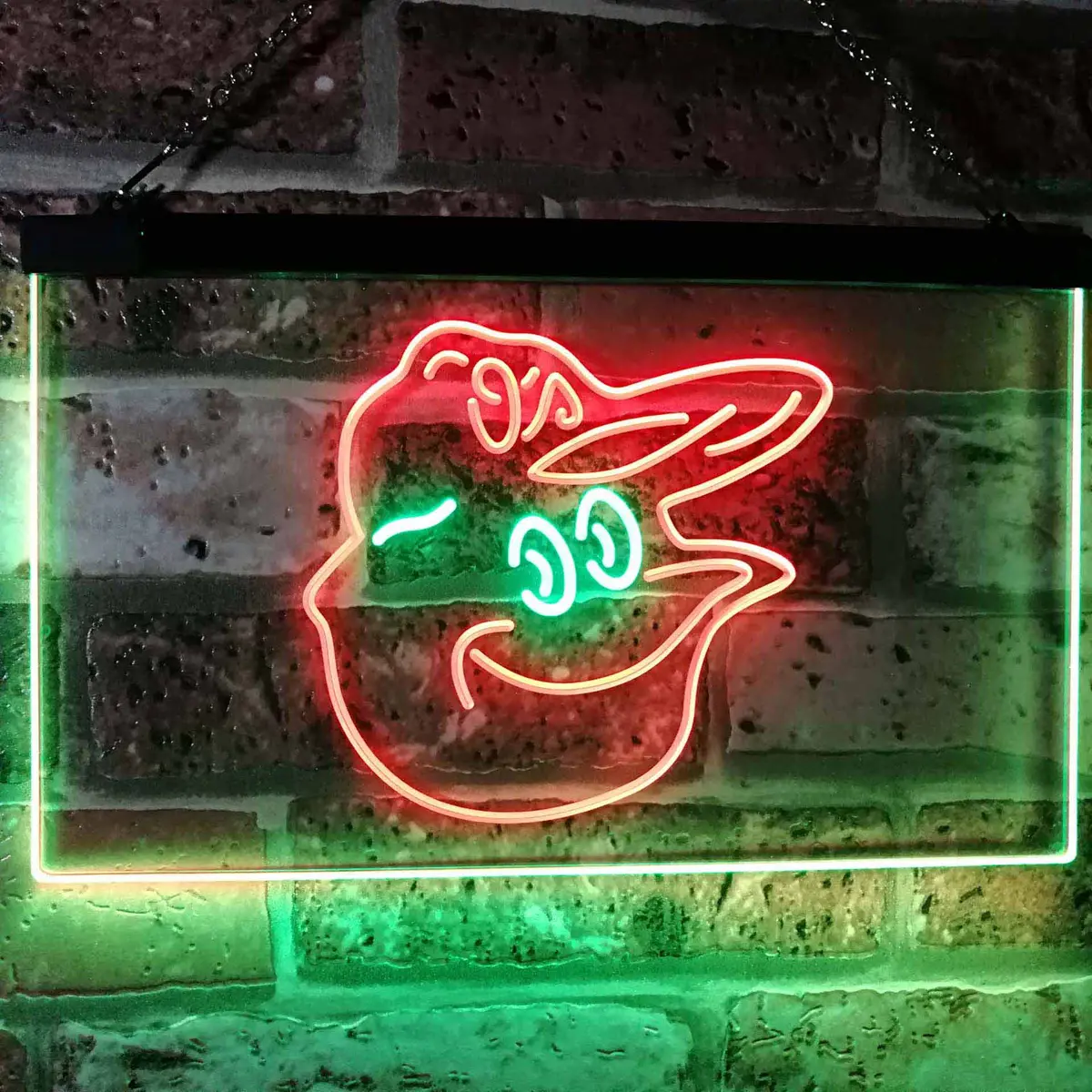 Baltimore Orioles Mascot Neon-Like Led Sign 1