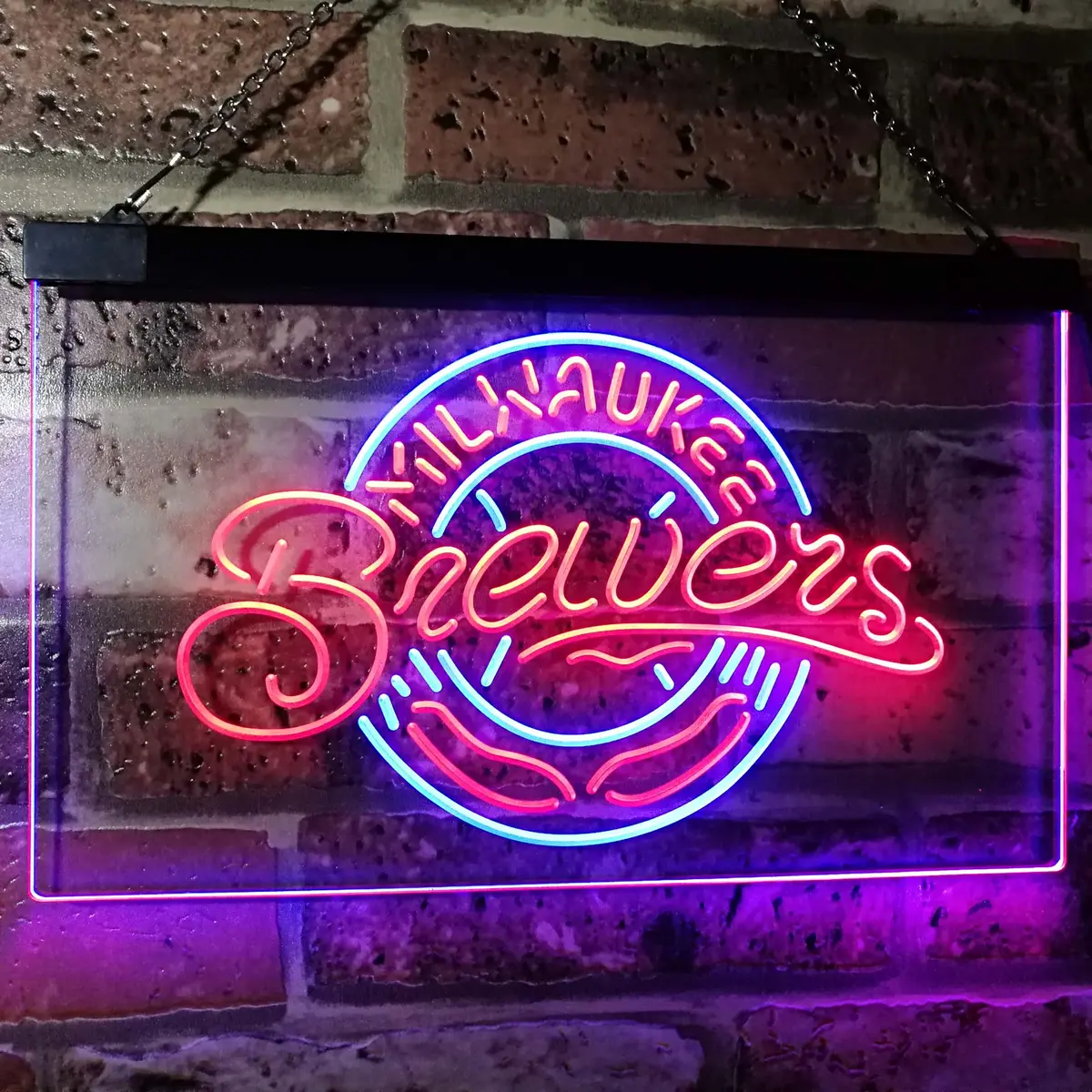 Milwaukee Brewers Led Neon Sign 1