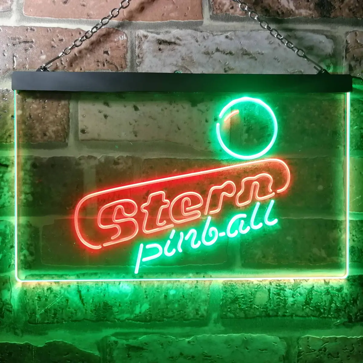 Stern Pinball Game Room Man Keller Led Neon Sign 8