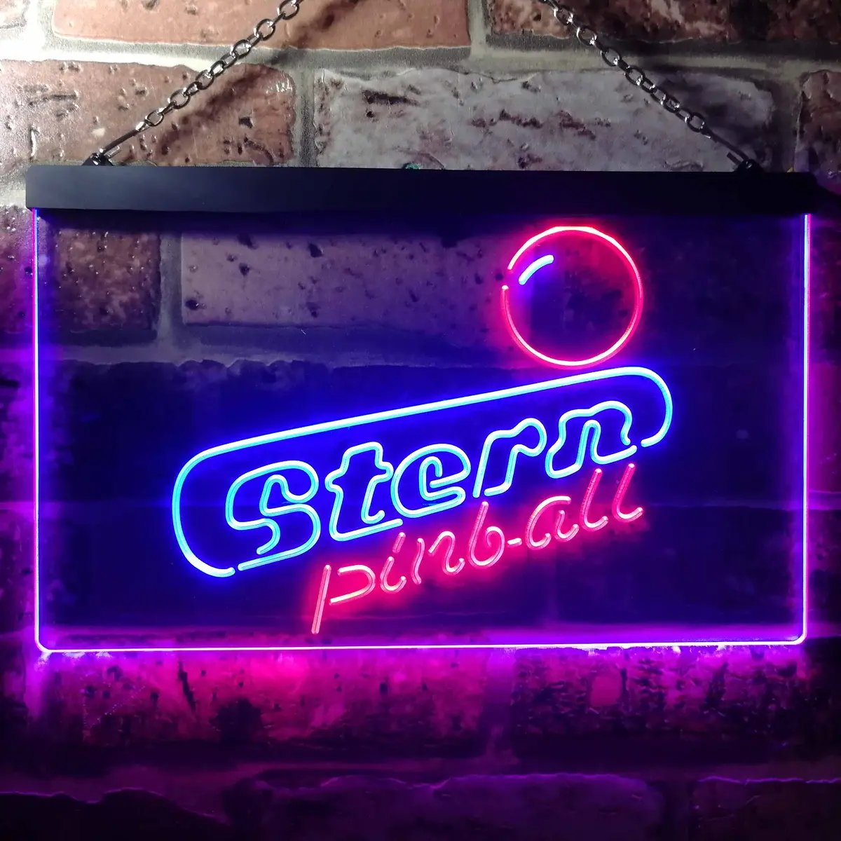 Stern Pinball Game Room Man Keller Led Neon Sign 2